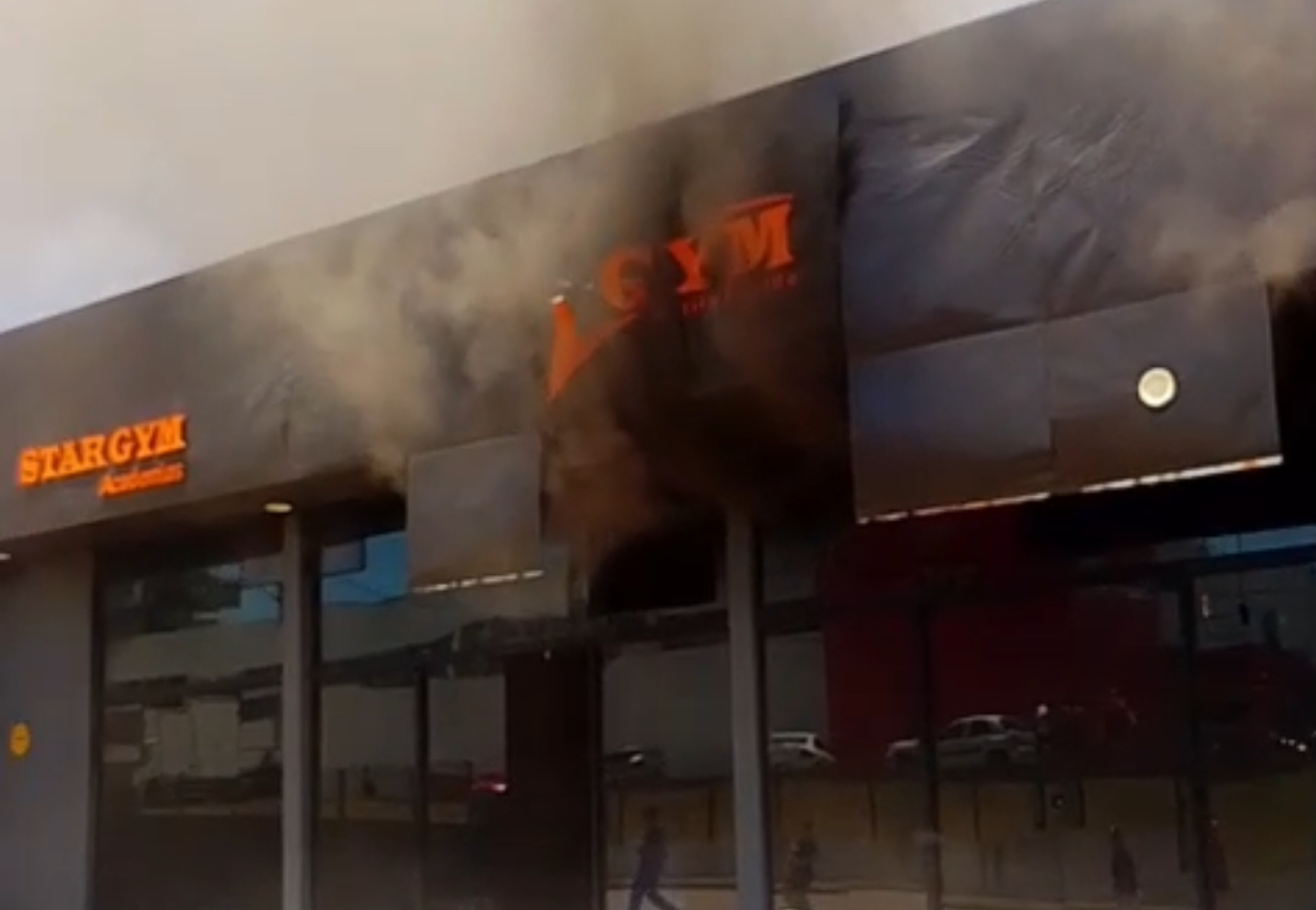 Incêndio em academia no bairro Conventos é controlado sem registro de feridos